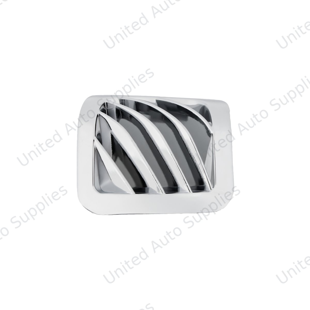 Chrome Plastic A/C Dash Corner Vent For 2006+ Peterbilt - Passenger