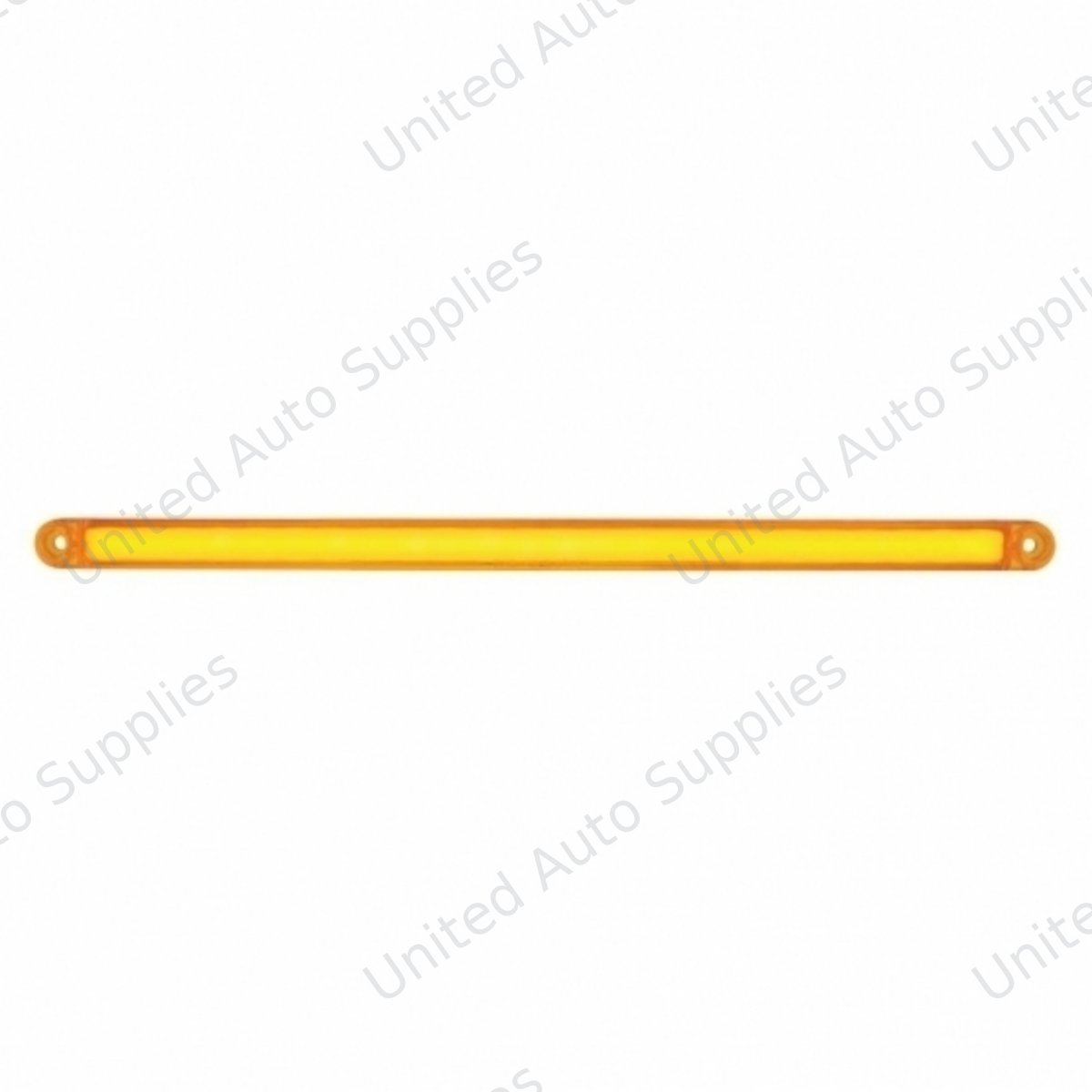 GloLight 24 LED Dual Function 12" Turn Signal Light Bar - Amber LED & Lens (Card)