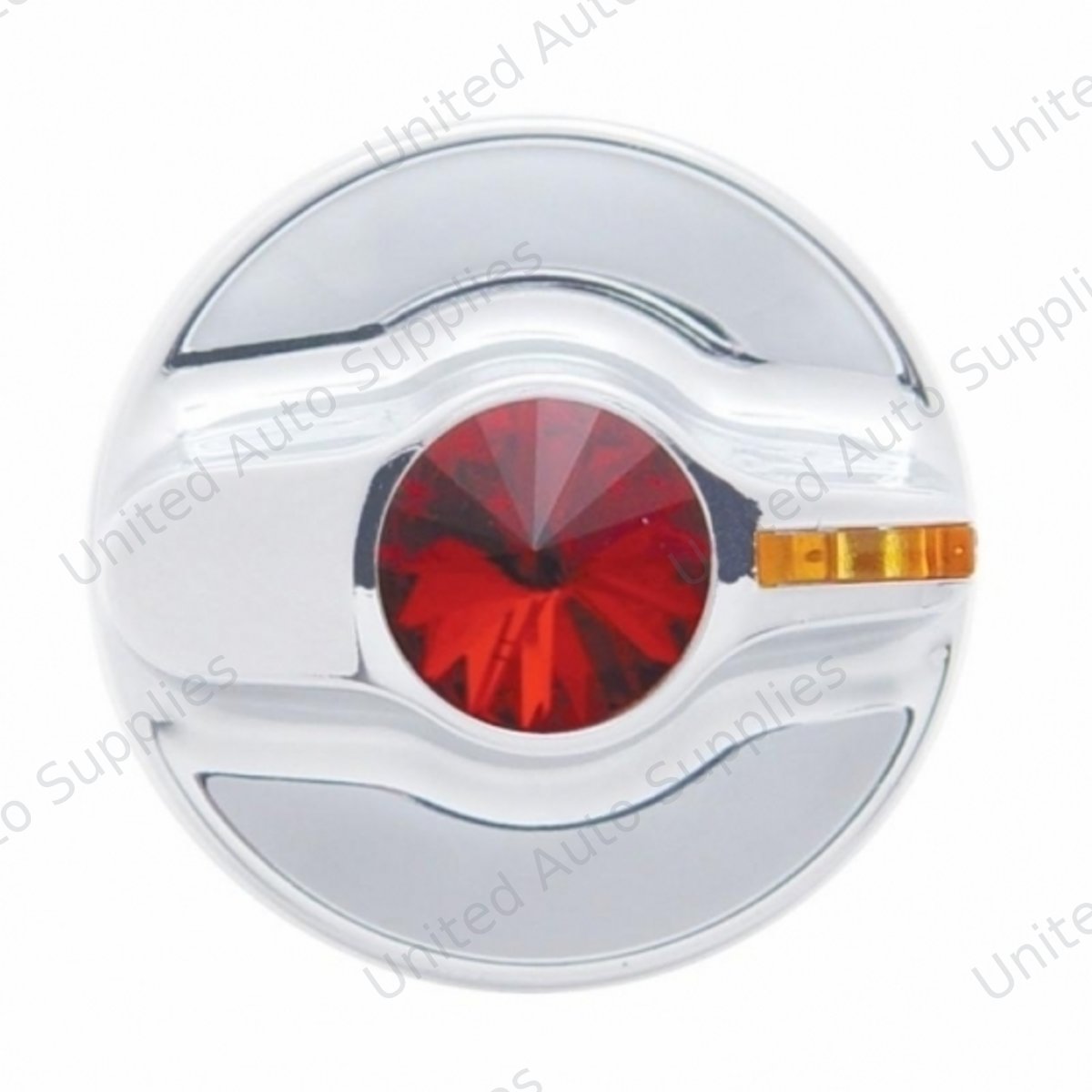 Signature A/C Control Knob For Kenworth - Red Crystal