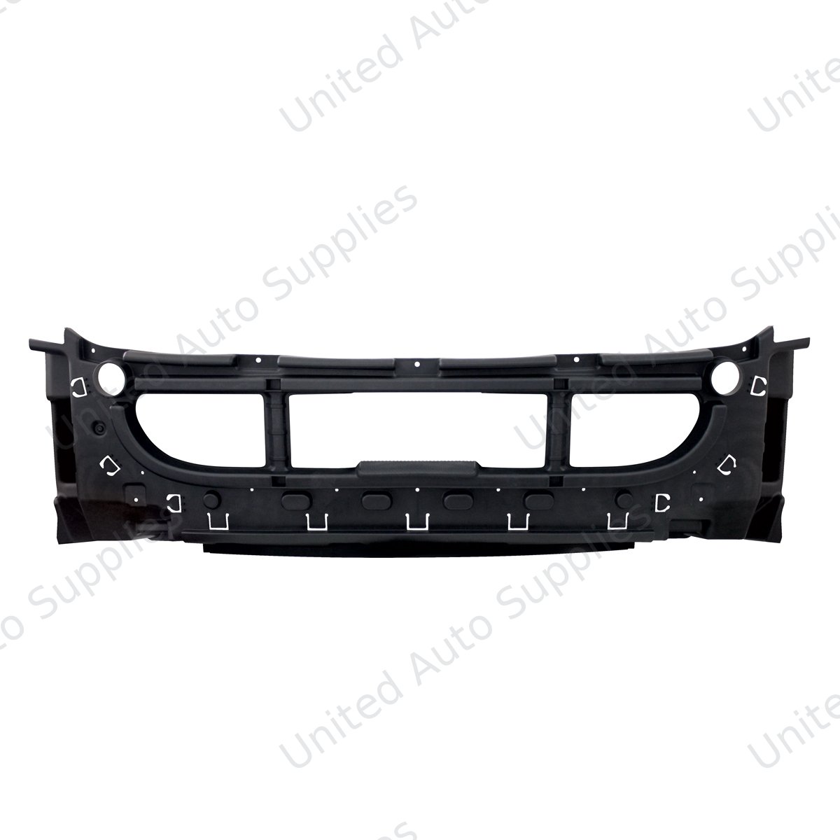 Center Bumper Inner Reinforcement With Vent For 2008-2017 Freightliner Cascadia Without OEM Radar
