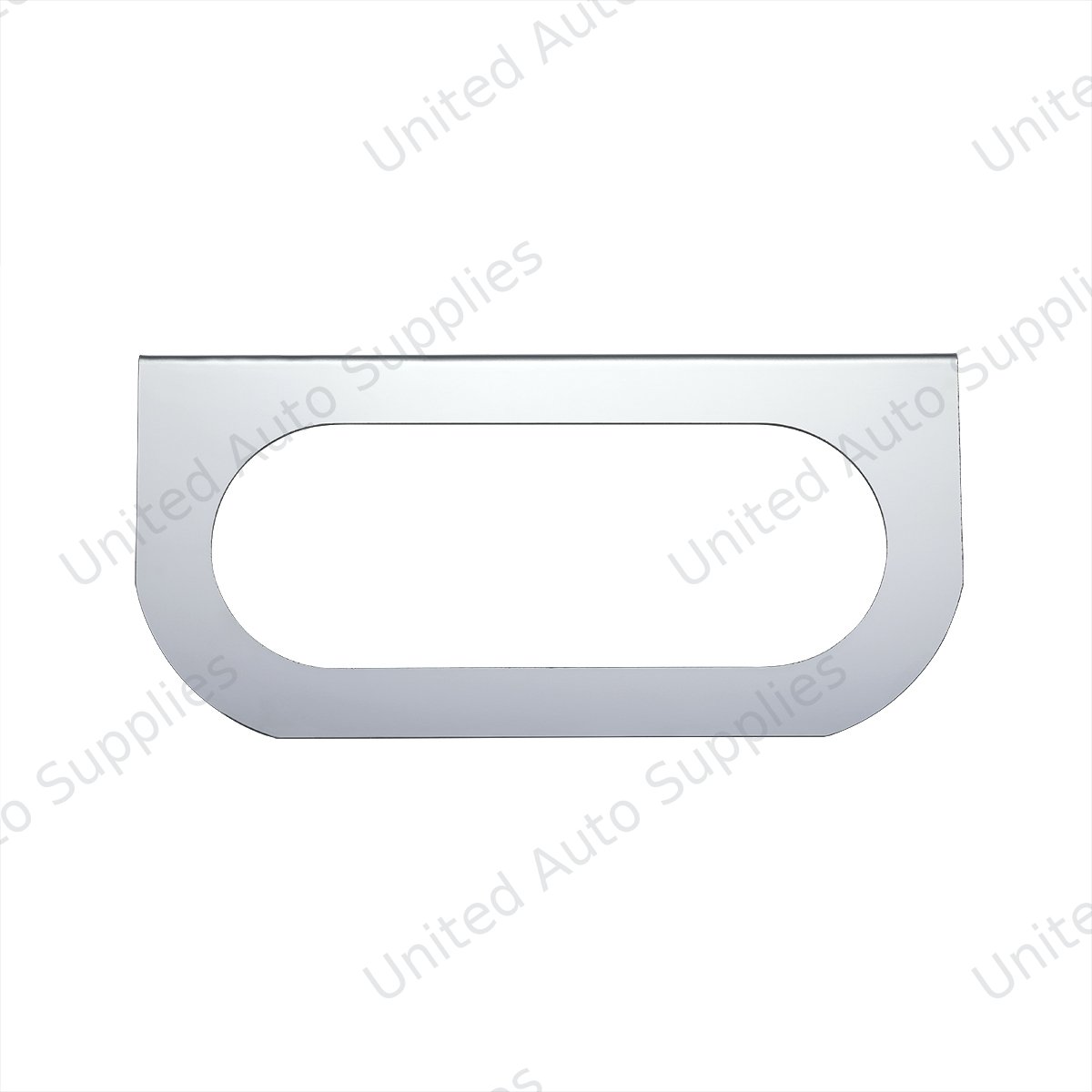 Stainless Light Bracket With Single Oval Light Cutout