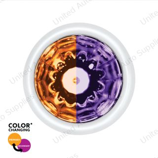 Double Fury UltraBurst 9 LED Dual Function 1-1/2" Watermelon Clearance/Marker Light-Amber & Purple LED