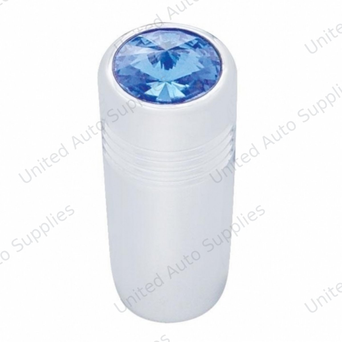 1-5/8" Short Toggle Switch Extension With Color Crystal - Blue Crystal