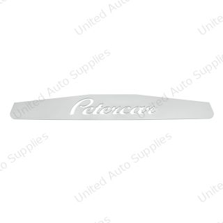4" X 24" Chrome Petercar Bottom Mud Flap Plate - Welded Stud