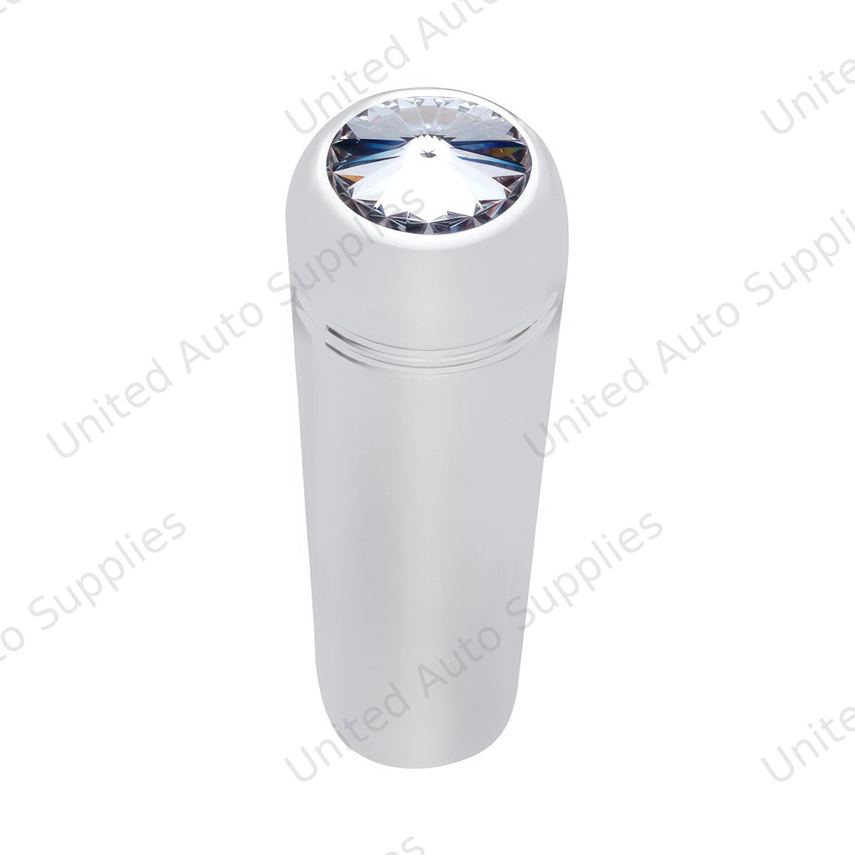 1-7/8" Short Aluminum Toggle Switch Extension With Crystal For Kenworth - Clear Crystal