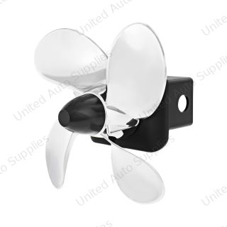 Spinning Propeller Hitch Cover For 2" X 2" Trailer Hitch Receivers