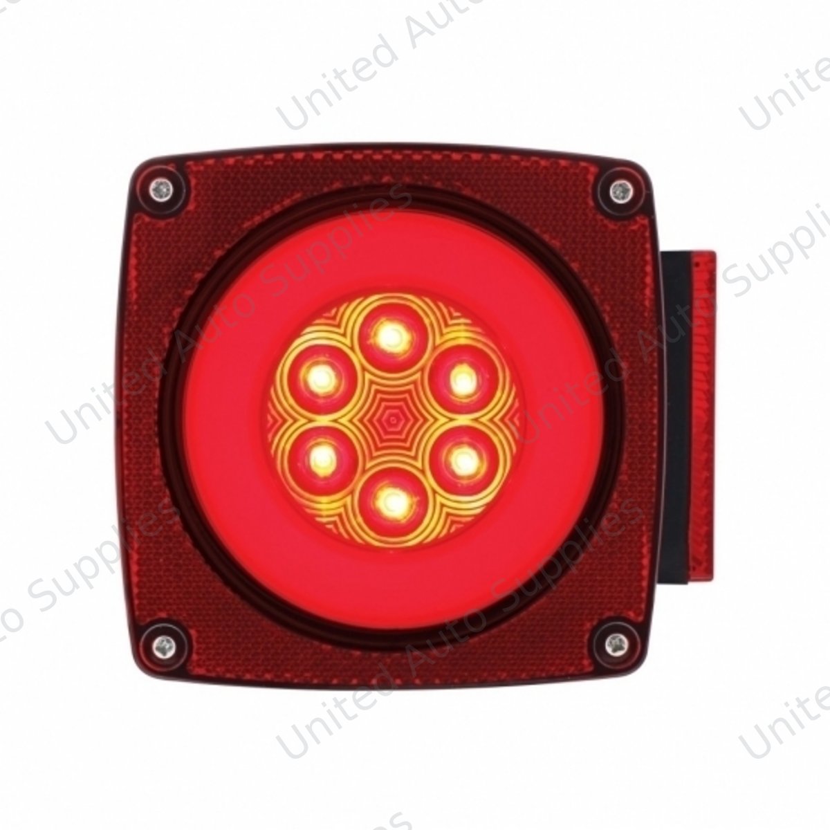 Over 80" Wide LED GloLight Submersible Combination Tail Light Without License Light (Card)