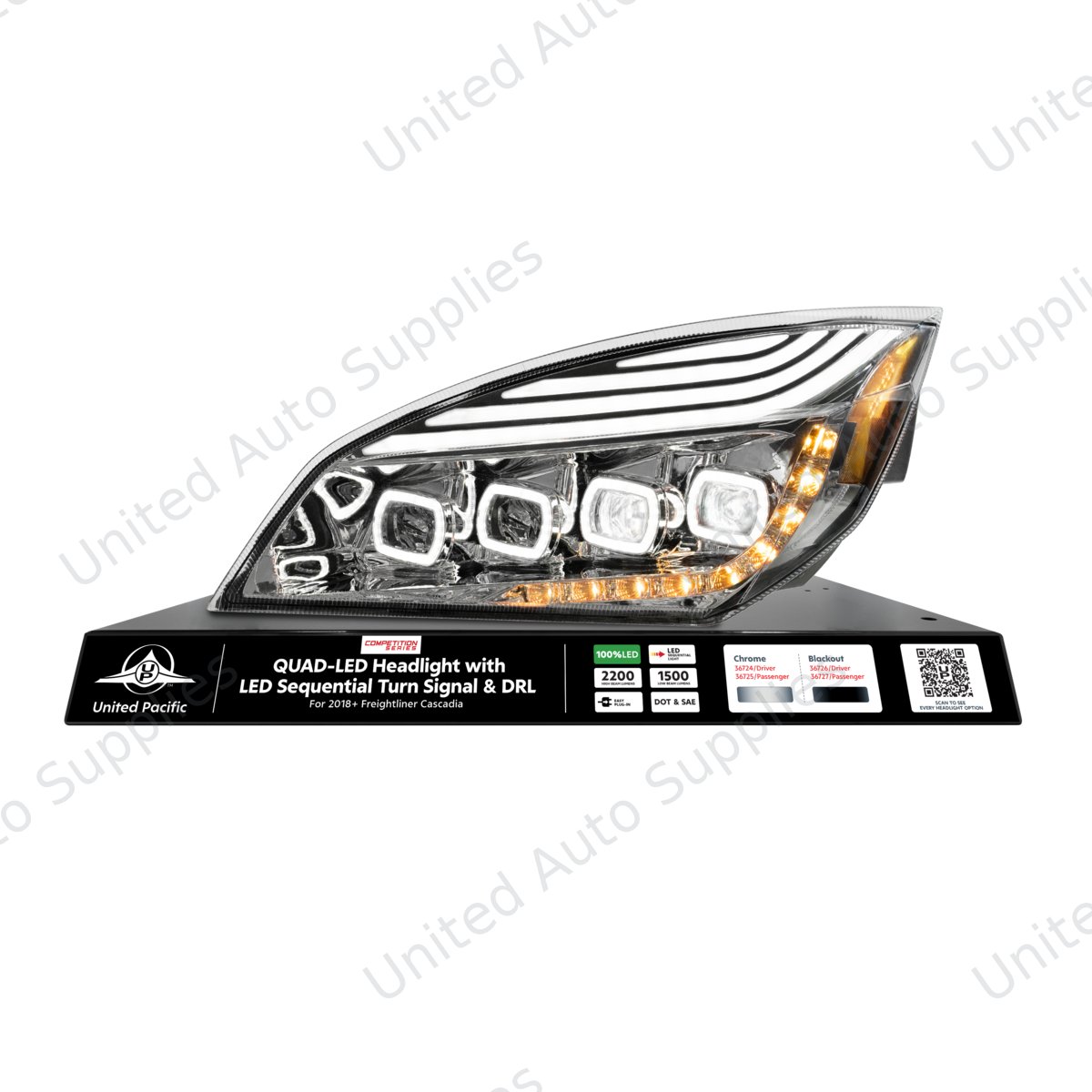 United Pacific Freightliner Cascadia Modular Headlight Display-36724