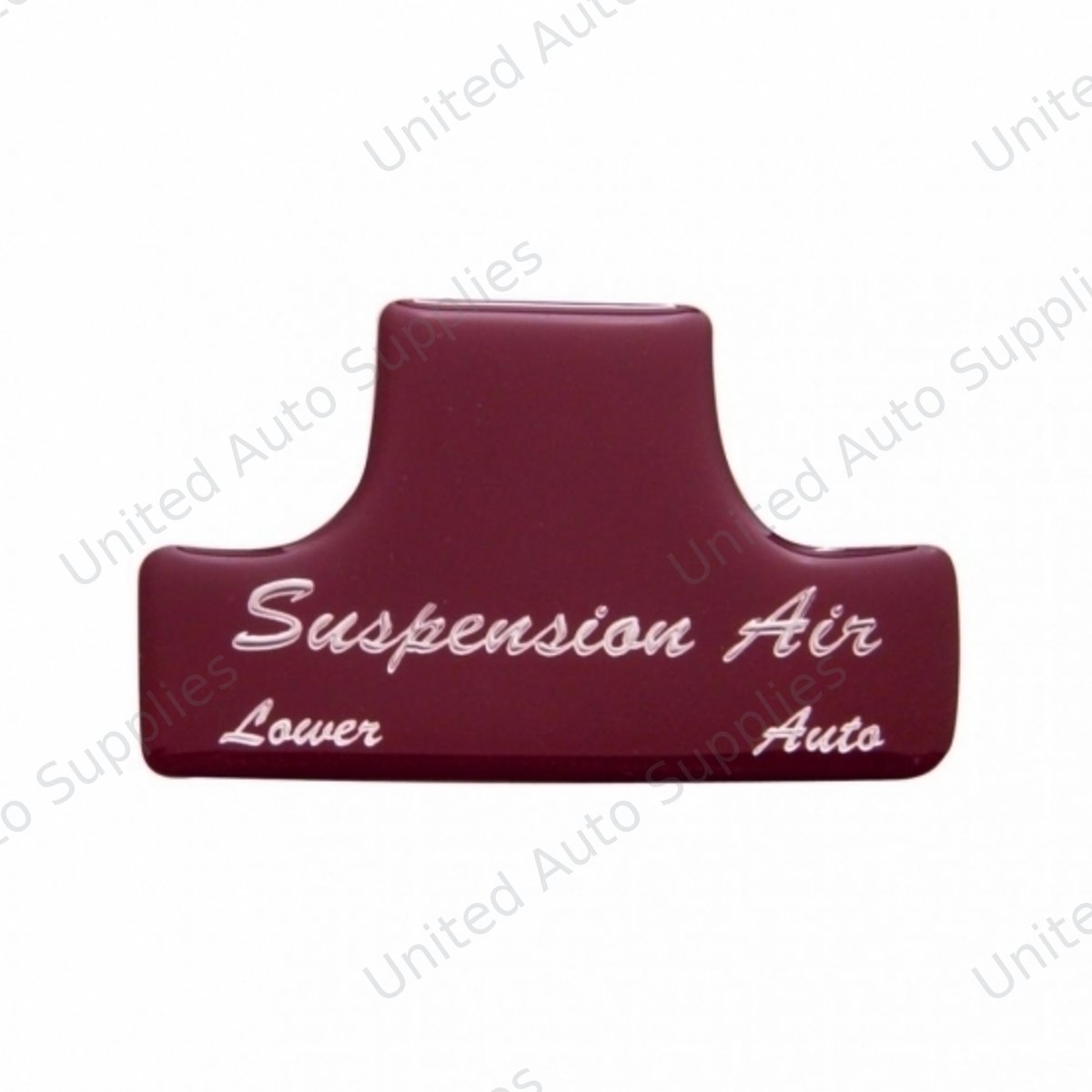 "Suspension Air" Switch Guard Sticker Only - Candy Red
