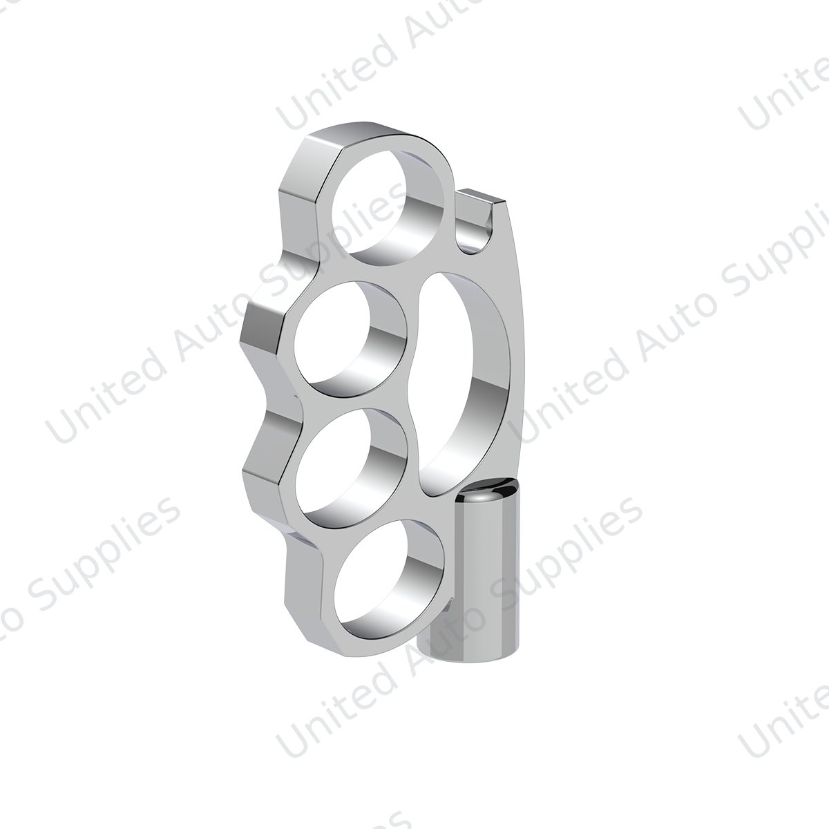 1/2"-13 Thread-On Knuckle Gearshift Knob - Chrome