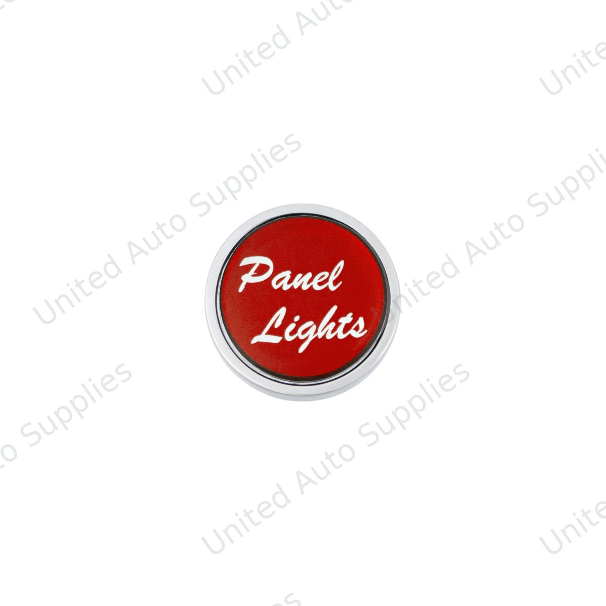 "Panel Lights" Dash Knob - Red Glossy Sticker