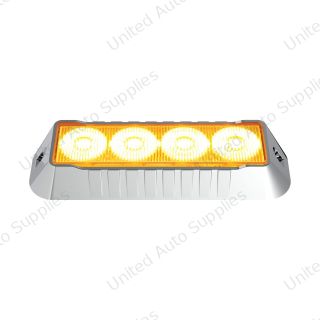 4 LED Warning Light - Amber LED