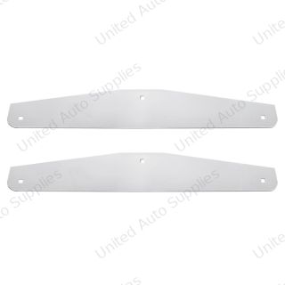 24" X 4" Stainless Steel Bottom Mud Flap Plate - Bolt Thru (Cbox/Pair)