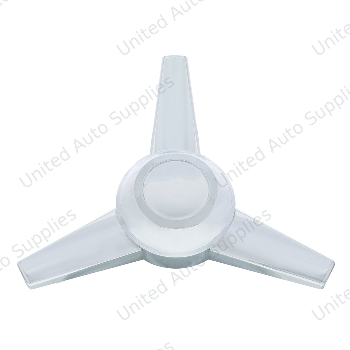 Chrome Plastic 3 Extra Large Straight Bar Spinner Only