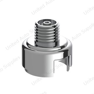 M30X3.5 Thread-On Gearshift Knob Chrome Mounting Adapter For Eaton Fuller Style 13/15/18 Speed - Vertical (Bulk)