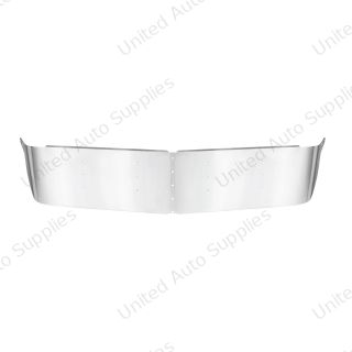 13-1/2" Stainless Curved Drop Visor For 1995-2006 Kenworth W900