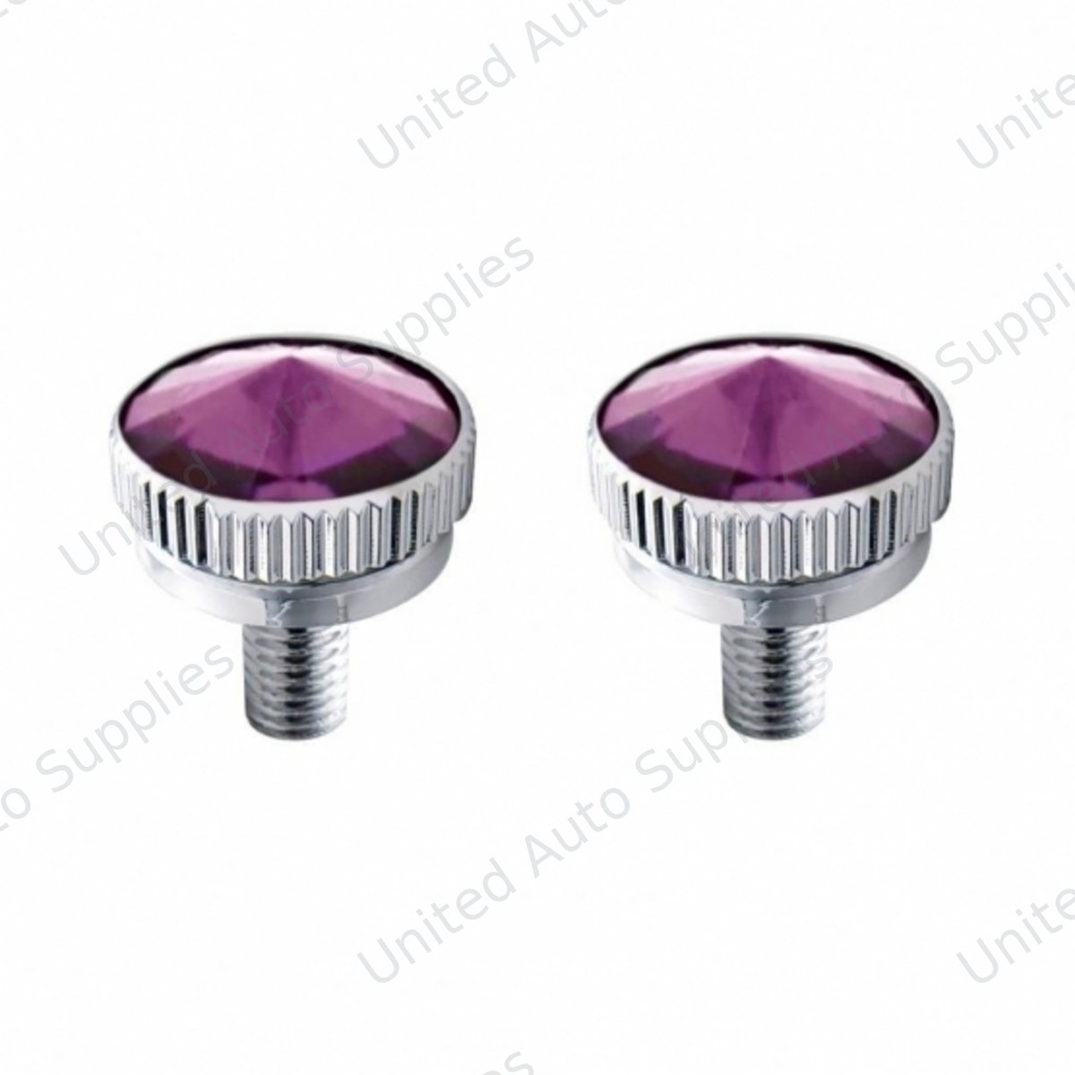 5mm CB Mounting Bolt With Purple Crystal (2-Pack)