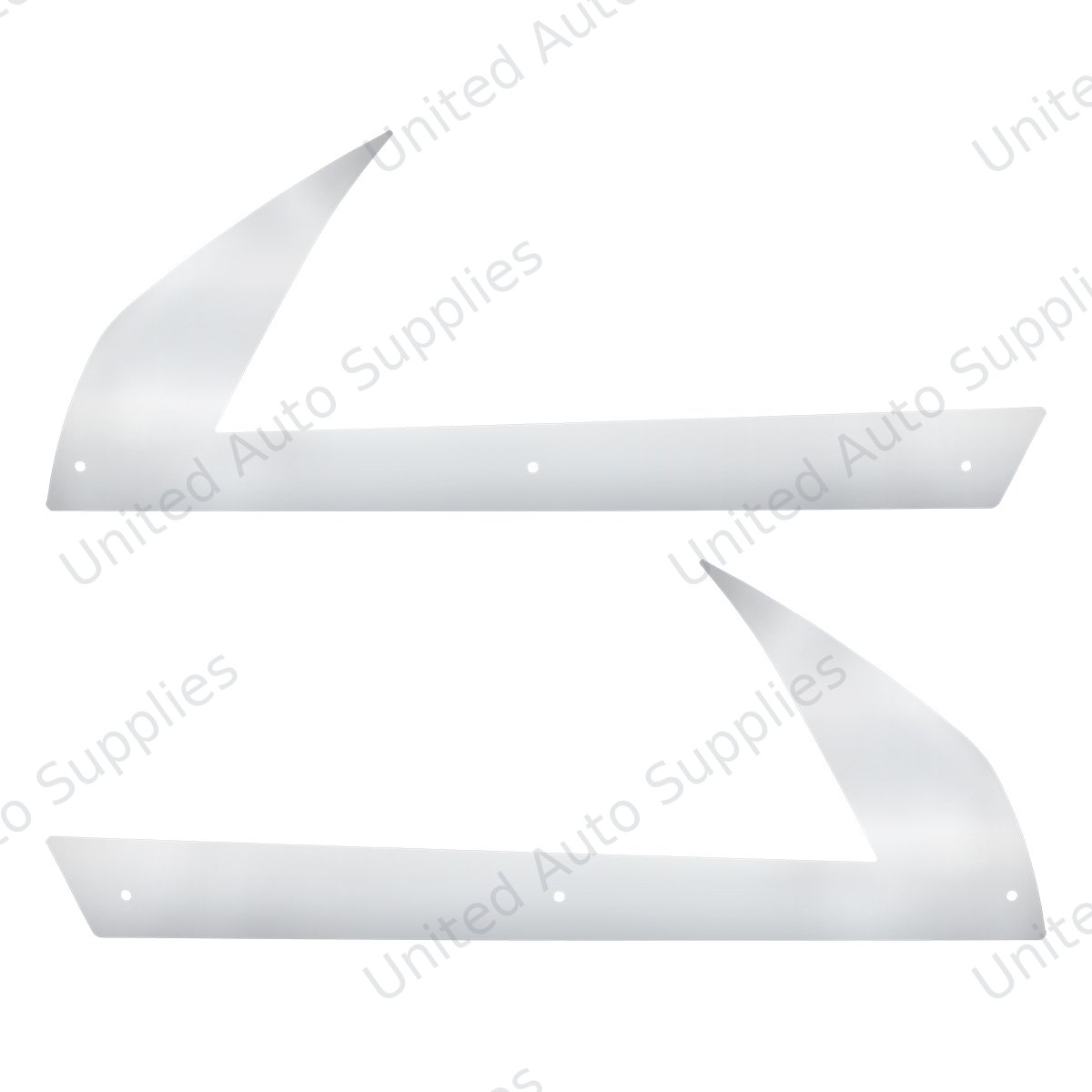 430 SS Below Headlight Fender Guards For 2018-2024 Freightliner Cascadia (Pair)