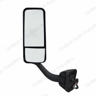 Black Mirror Assembly With Heated Mirror For 2008-2017 Freightliner Cascadia - Driver