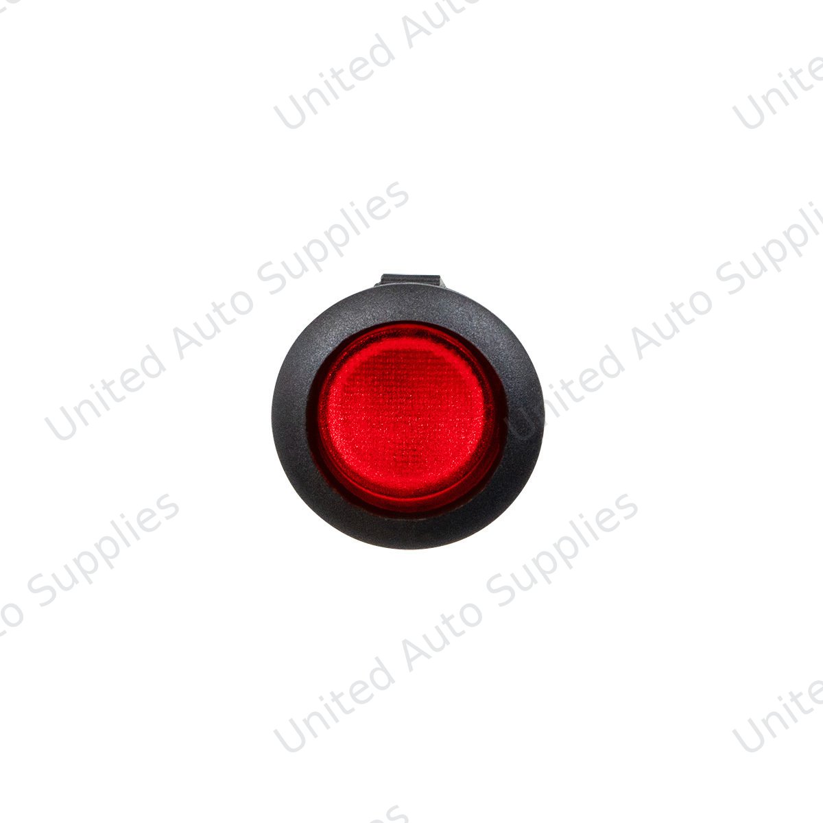 Red Illum Round Rocker 10 Amp 12V On/Off 1/2" Dia. 1 Pc.