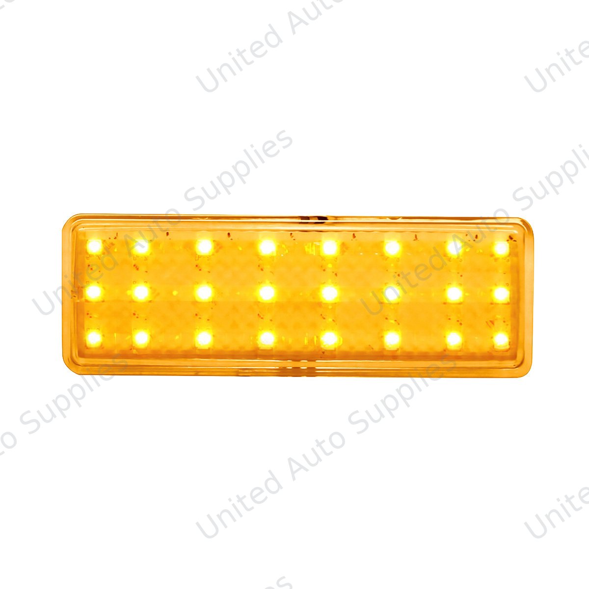 24 Amber LED Turn Signal & Parking Light For 1947-53 Chevy Truck, Amber Lens