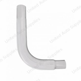 Chrome 90 Degree Exhaust Elbow, Reduce 6" O.D To 5" O.D. - 35" X 24"