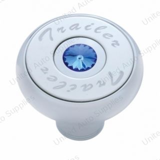 "Trailer" Deluxe Air Valve Knob - Blue Crystal