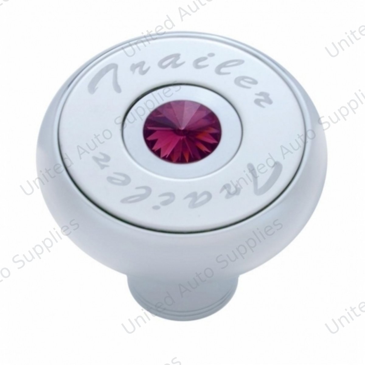 "Trailer" Deluxe Air Valve Knob - Purple Crystal