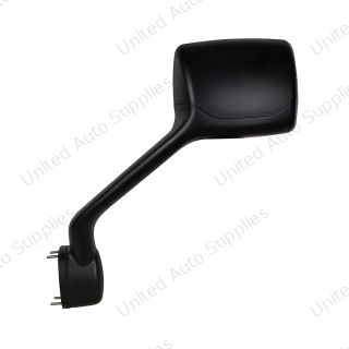 Black Hood Mirror For 2013-2021 Kenworth T680 & 2012-2021 Peterbilt 579-Driver