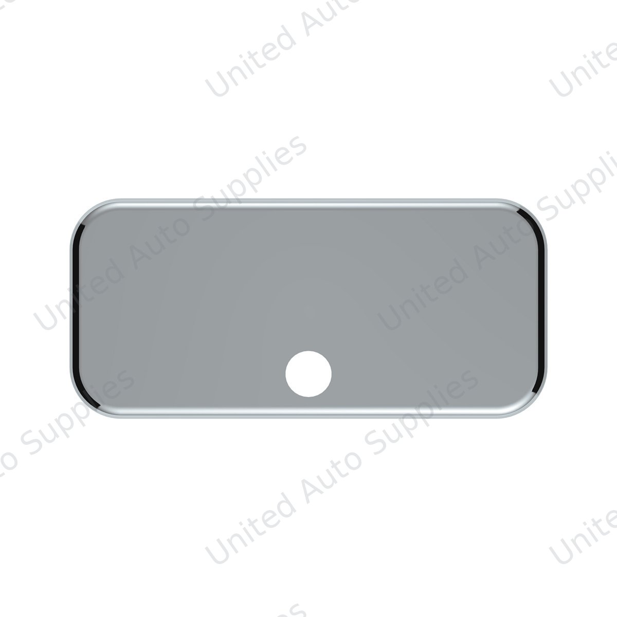 Chrome Plastic Upper Side Storage Door Cover For 2007-2018 Freightliner Cascadia