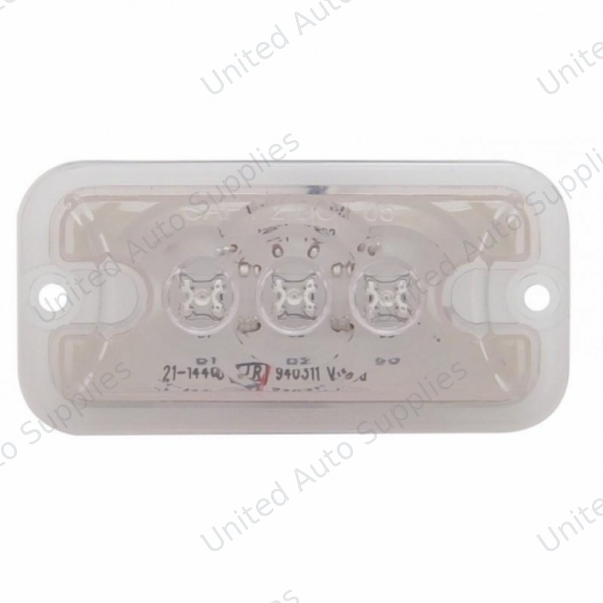 3 LED Light (Clearance/Marker) - Red LED/Clear Lens