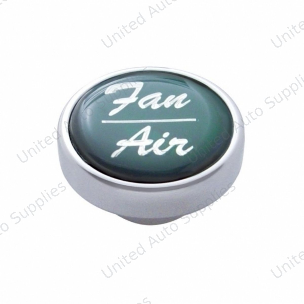 "Fan/Air" Dash Knob - Green Glossy Sticker