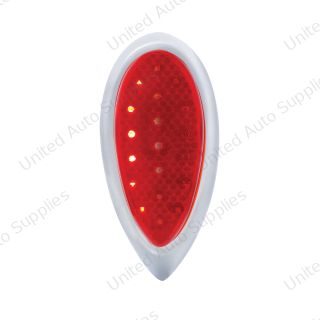 1938-39 Ford Car Style LED Sequential Tail Light With Chrome Flush Mount Bezel