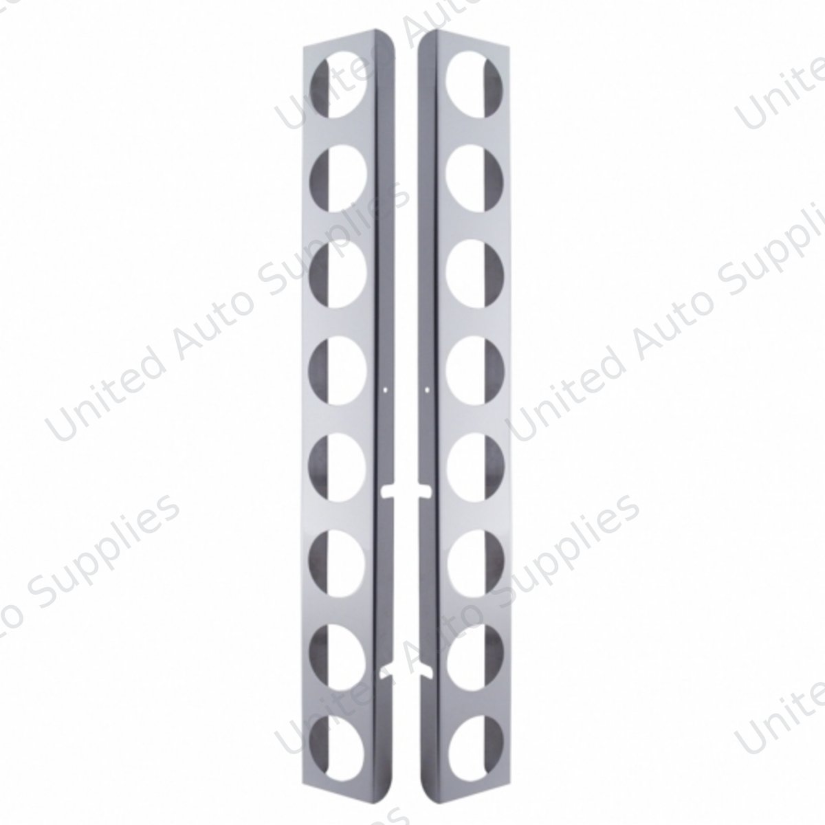 Peterbilt Stainless Rear Air Cleaner Bracket Only - 16 Light Cutouts