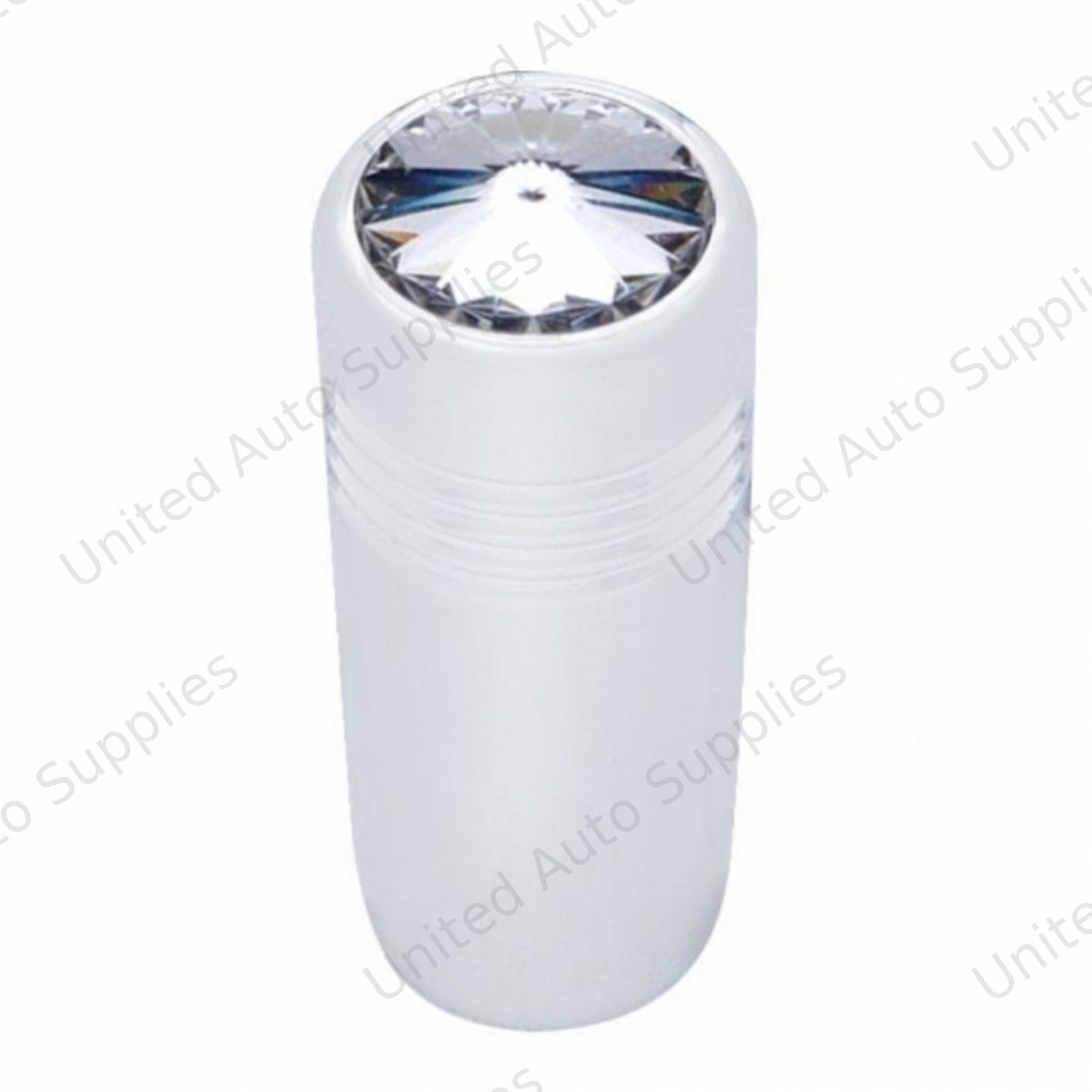 1-5/8" Short Toggle Switch Extension With Color Crystal - Clear Crystal