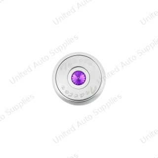 "Tractor" Deluxe Air Valve Knob - Purple Crystal