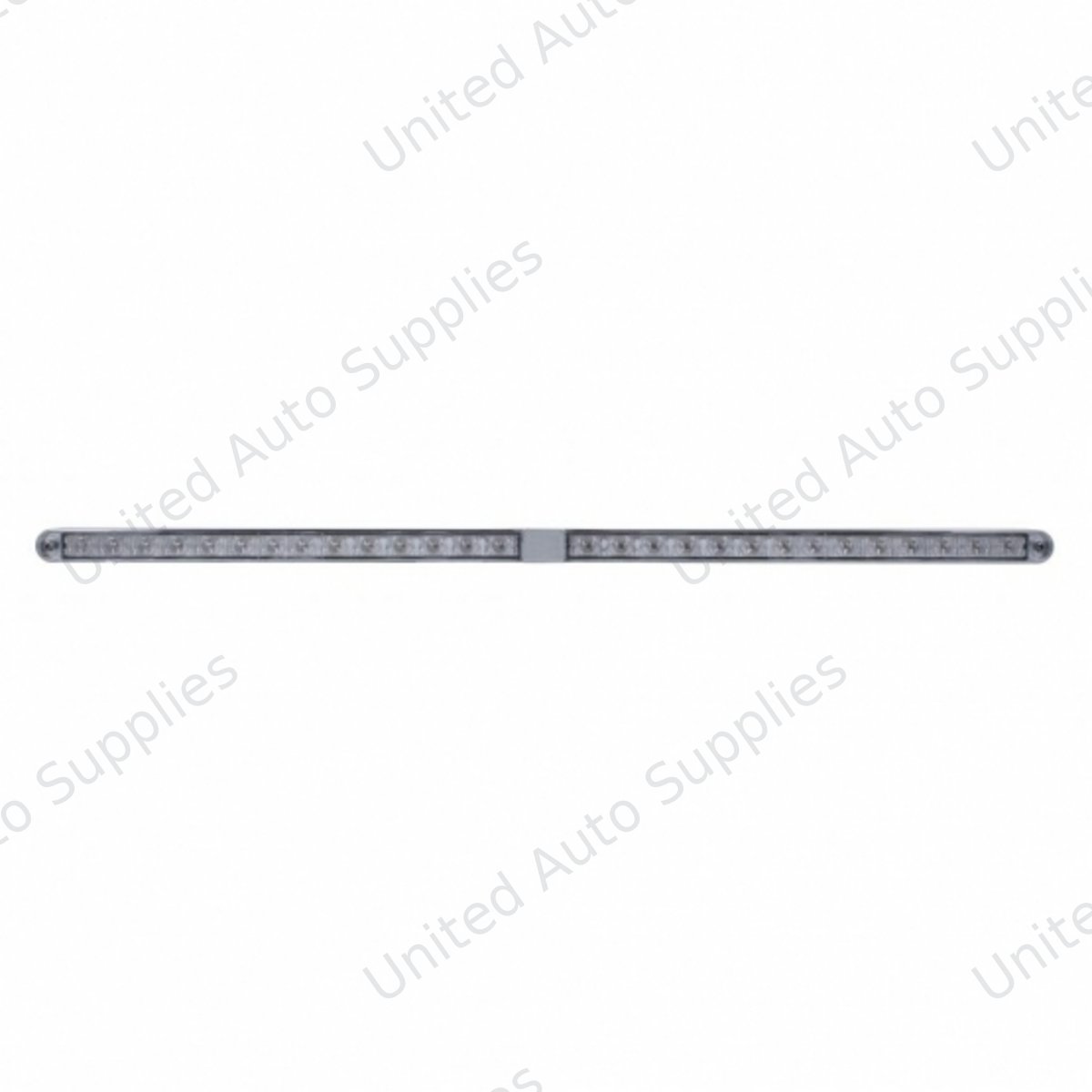 Dual 14 LED 12" Light Bars With Bezel - Amber LED/Clear Lens