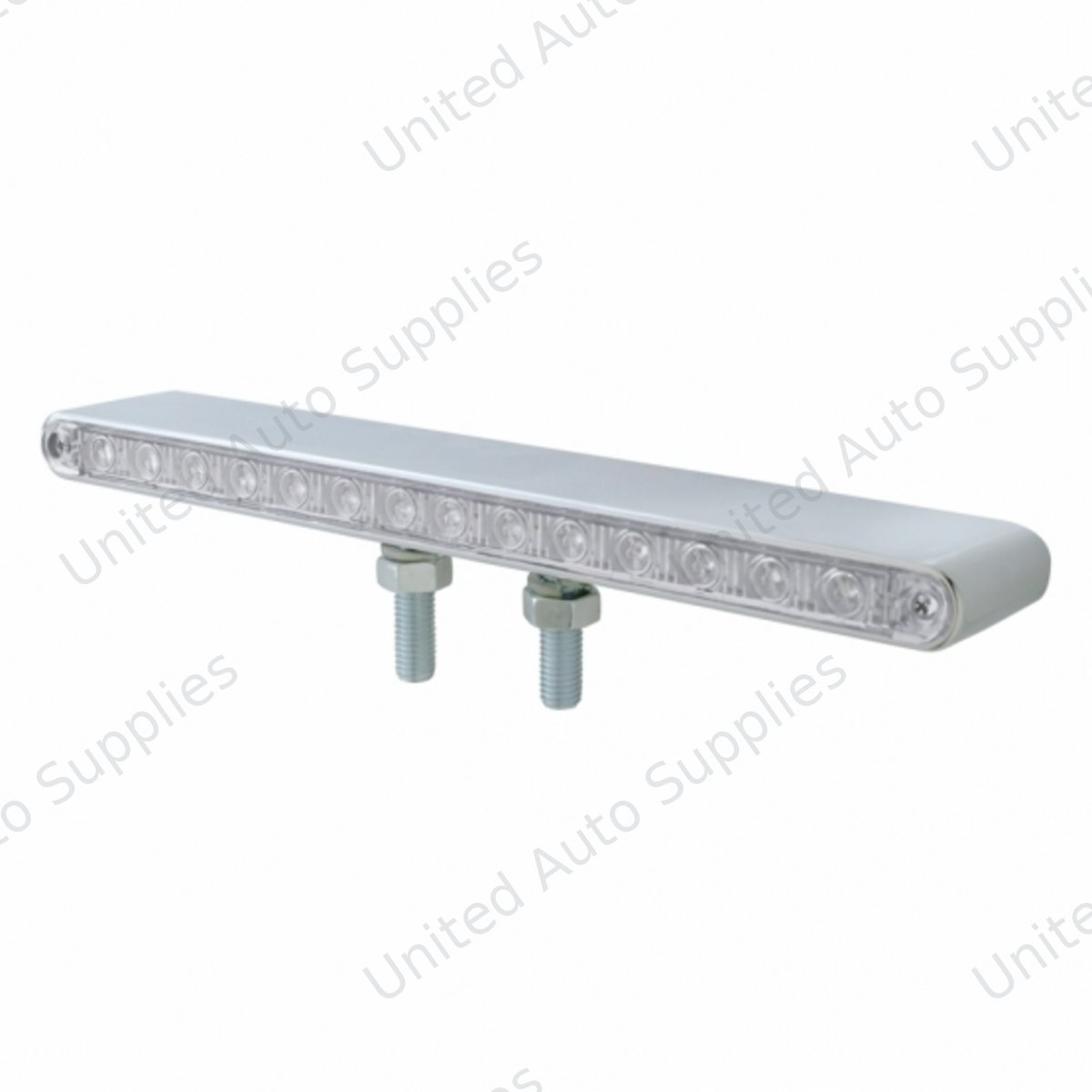 28 LED 12" Double Face Light Bar - Amber LED/Clear Lens