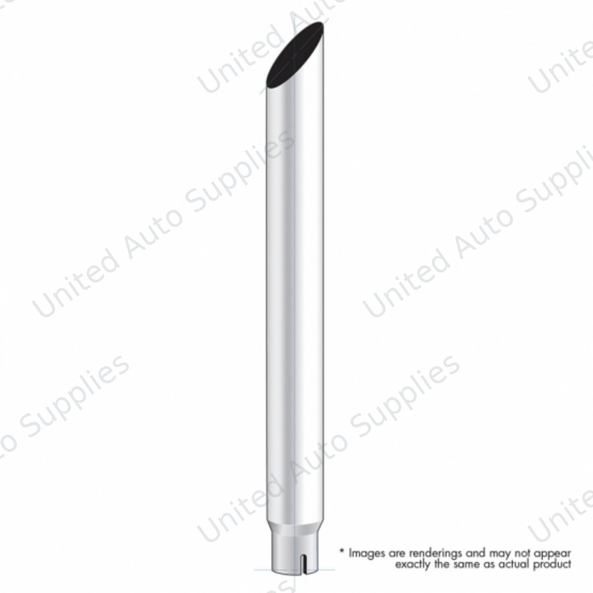 7" Mitred Reduce To 5" I.D. Bottom Exhaust - 108" L