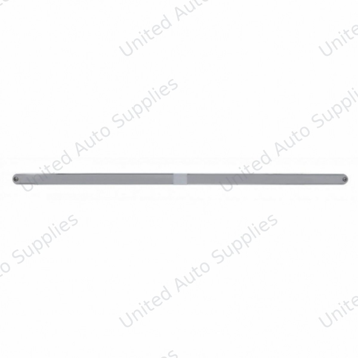 Dual 14 LED 12" Light Bars With Bezel - Red LED/Chrome Lens