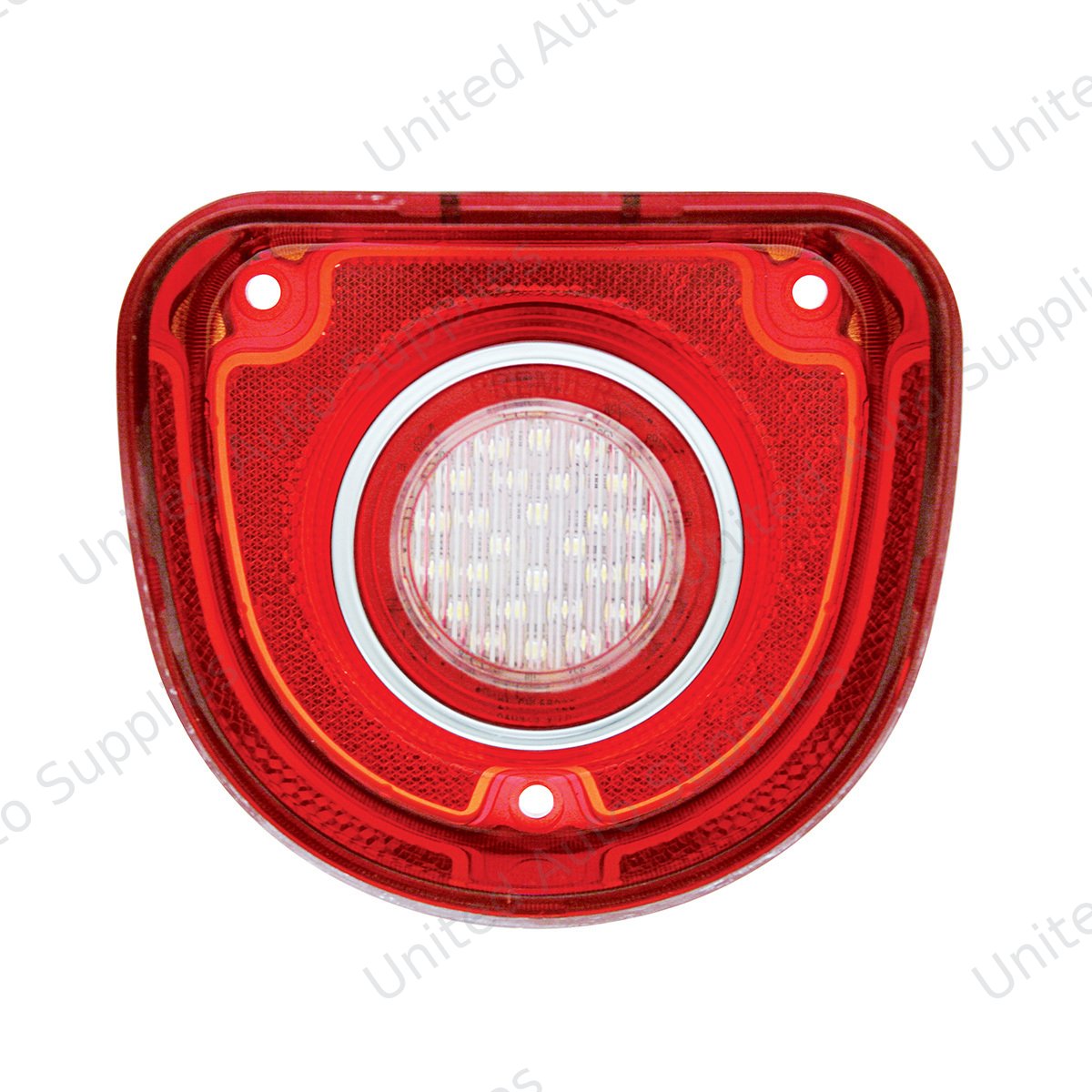 26 LED Backup Light With Stainless Steel Trim For 1968 Chevy Bel-Air & Biscayne