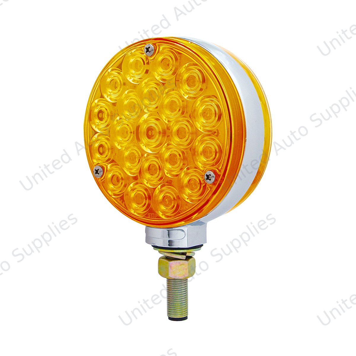 42 LED Double Face Turn Signal Light - Amber LED/Amber Lens