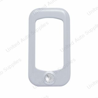 Rocker Switch Bezel For Peterbilt/ Kenworth With Clear Crystal (3-Pack)