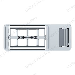 Chrome Plastic A/C Vent For 2001 & Earlier Kenworth - Passenger