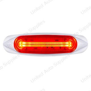 4 LED LIGHTTRACK Light (Clearance/Marker) - Red LED/Red Lens