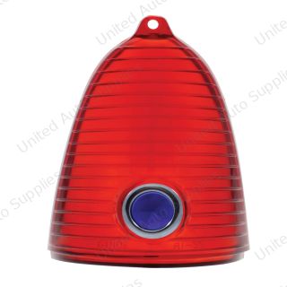 Tail Light Lens With Blue Dot For 1955 Chevy Passenger Car