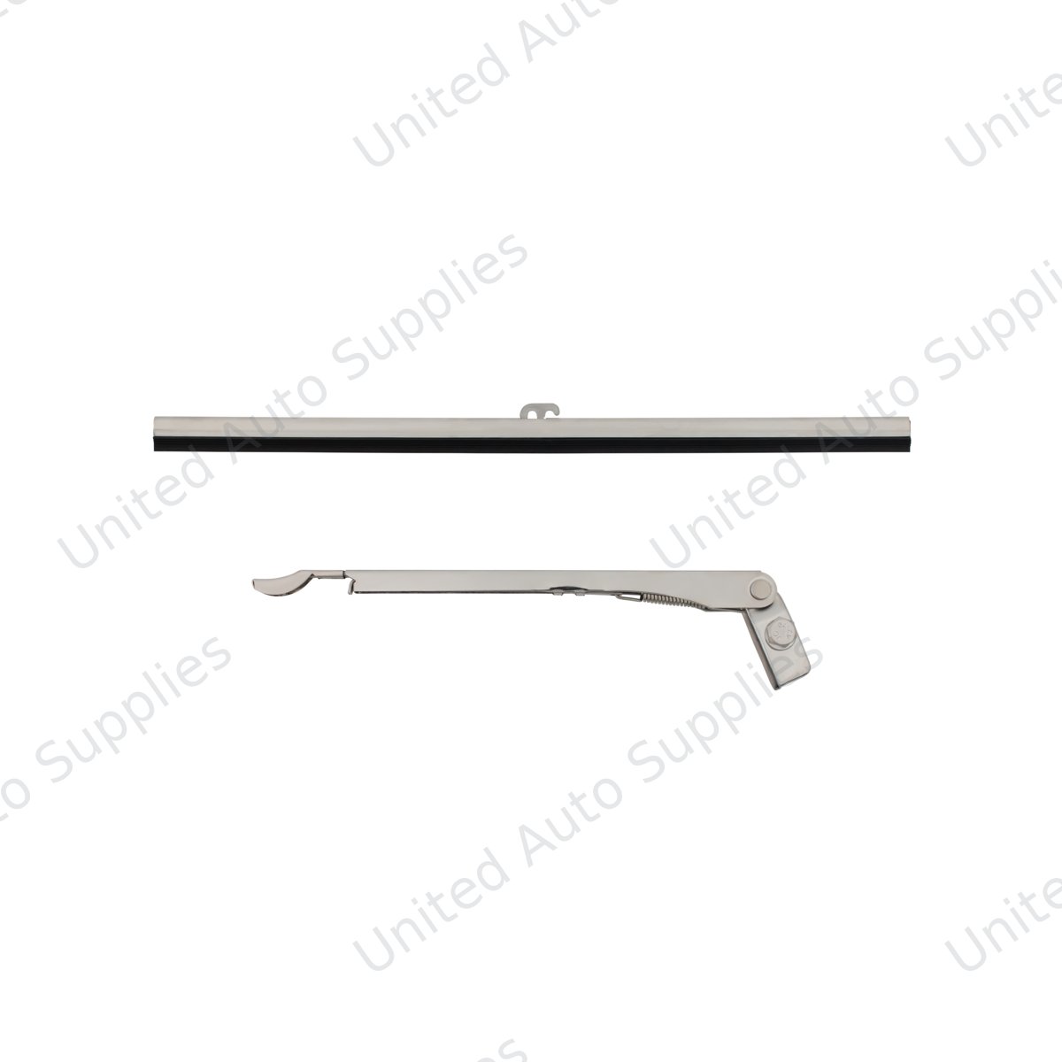 Hook & Saddle Type 11" Stainless Steel Wiper Arm With 7.5" Wiper Blade