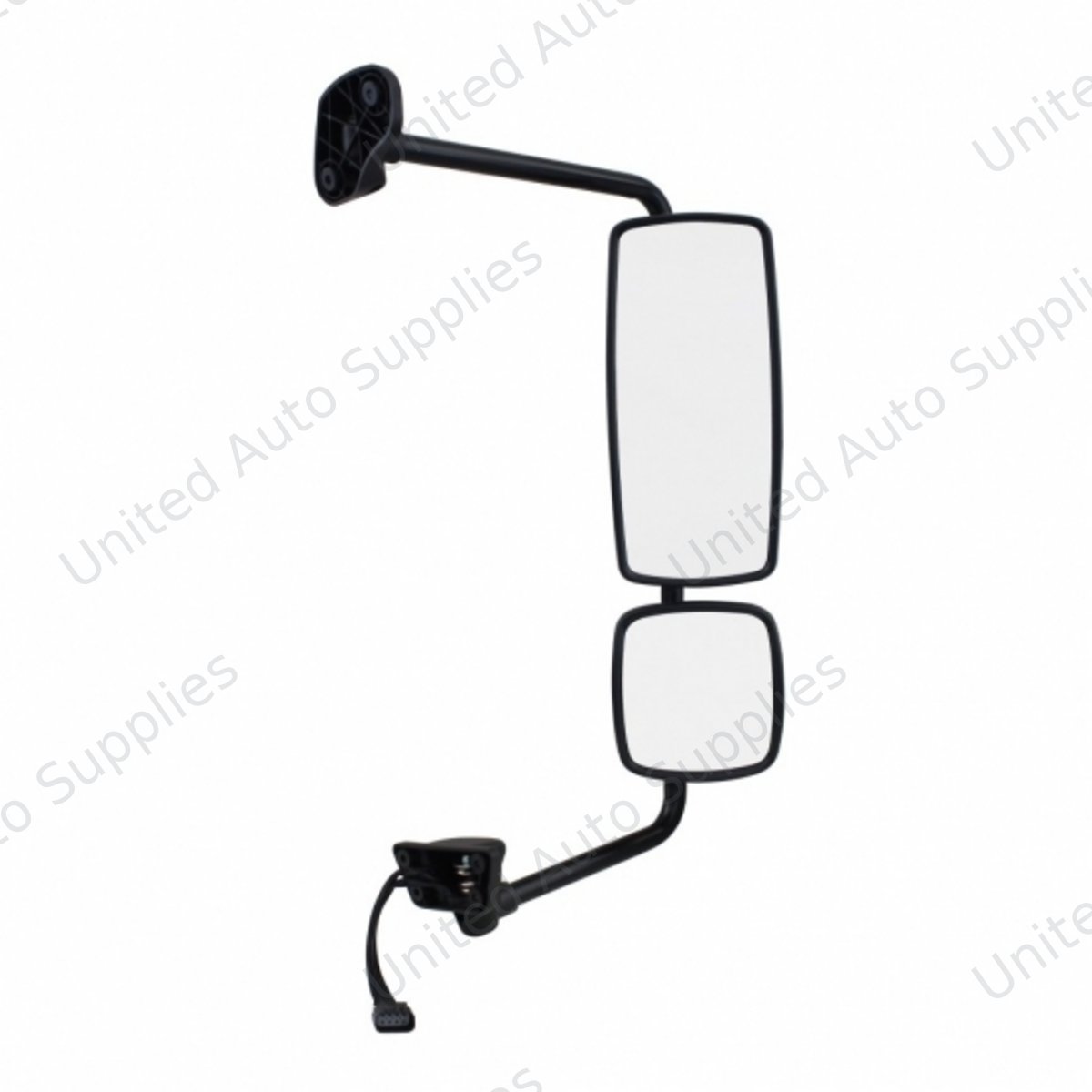 Chrome Mirror Assembly With Power Adjust & Heated For Freightliner M2 - Passenger