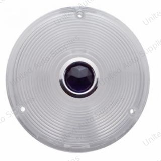 Deep Dish Light Lens With Blue Dot - Clear Lens