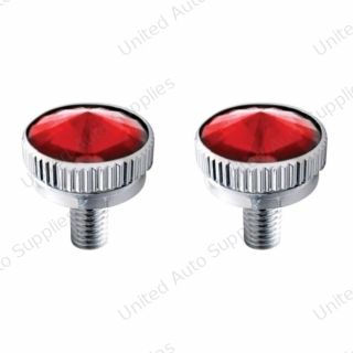 6mm CB Mounting Bolt With Red Crystal (2-Pack)